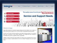 Tablet Screenshot of integra-support.com